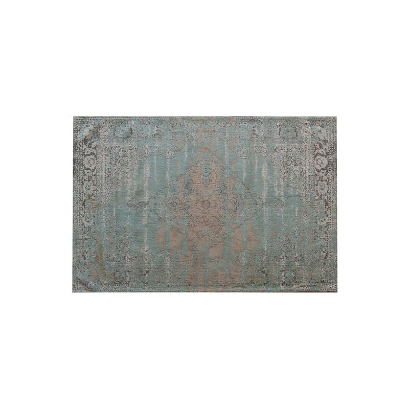 Foto van Livingfurn - vloerkleed kelly aqua - 170x240x1 - katoen