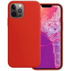 Foto van Basey iphone 14 pro max hoesje siliconen hoes case cover iphone 14 pro max-rood