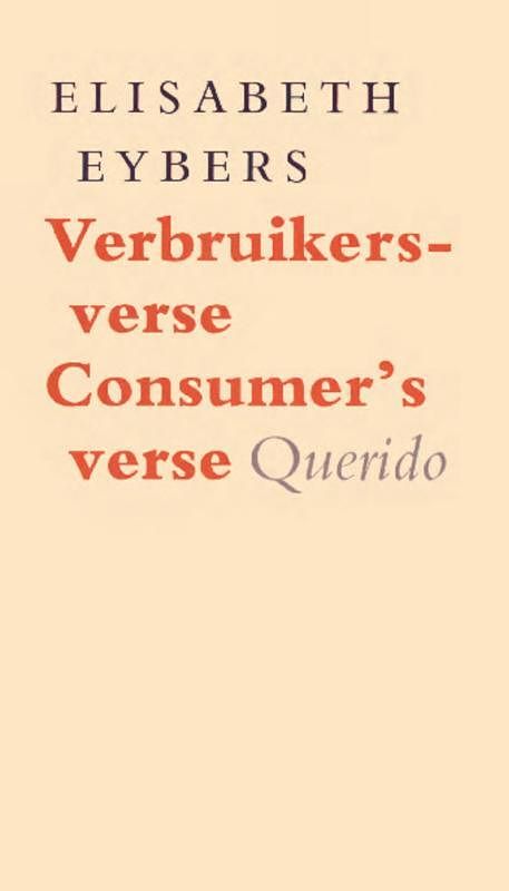 Foto van Verbruikersverse, consumer's verse - elisabeth eybers - ebook (9789021448640)