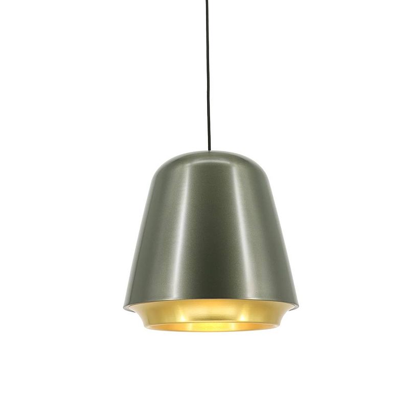 Foto van Lamponline hanglamp santiago ø 35 cm mat chroom-goud