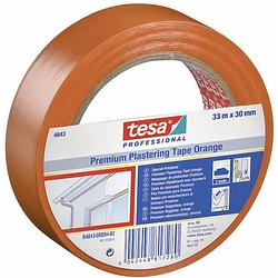 Foto van Tesa premium 04843-00000-16 gipstape tesa professional oranje (l x b) 33 m x 50 mm 1 stuk(s)