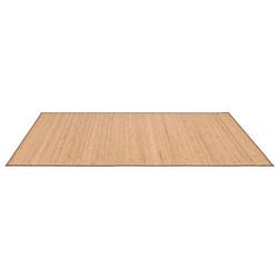 Foto van The living store bamboe tapijt - anti-slip - 160x230cm - bruin