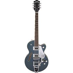 Foto van Gretsch g5655t electromatic centerblock junior jade grey metallic semi-akoestische gitaar