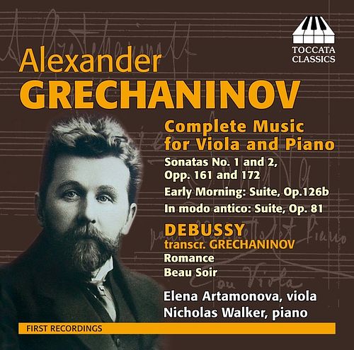 Foto van Alexander grechaninov: complete music for viola and piano - cd (5060113442345)