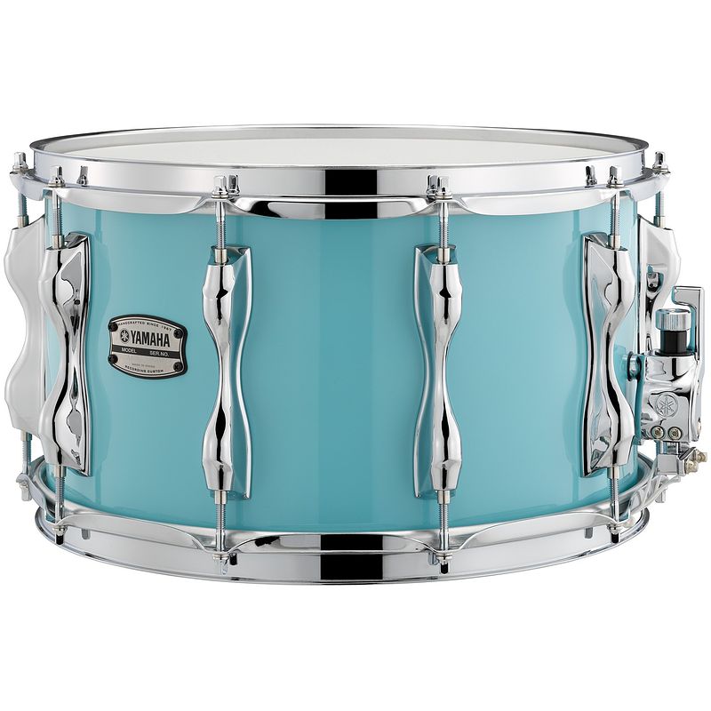 Foto van Yamaha recording custom birch 14x8 inch snaredrum surf green