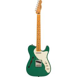 Foto van Squier classic vibe 60s telecaster thinline sherwood green mn fsr elektrische gitaar