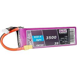 Foto van Hacker lipo accupack 11.1 v 3500 mah aantal cellen: 3 10 c softcase xt60