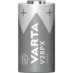 Foto van Varta silver cylindr.v28px/4sr44 bl1 4sr44 fotobatterij zilveroxide 145 mah 6.2 v 1 stuk(s)