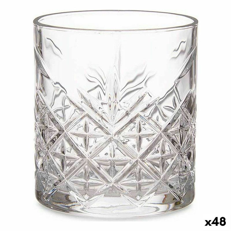 Foto van Whiskyglas ster transparant glas 310 ml (48 stuks)