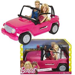 Foto van Barbie beach cruiser auto - roze