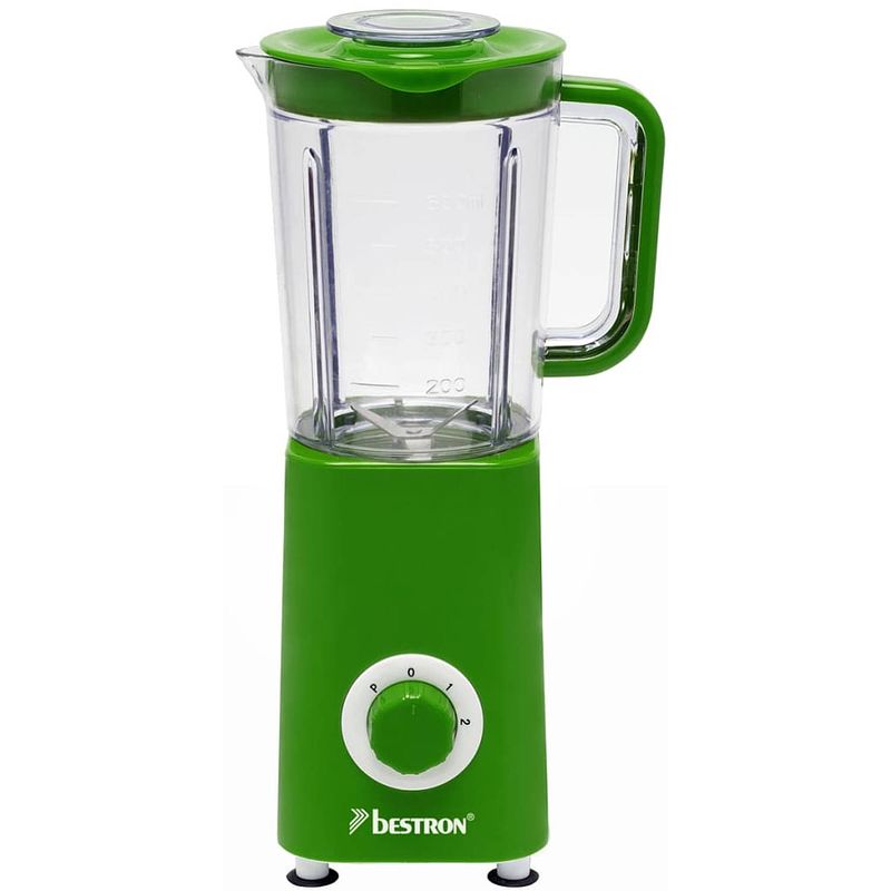 Foto van Bestron blender 0,6l 300w groen ab511g