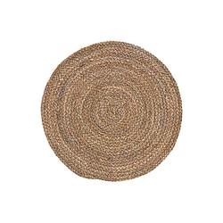 Foto van 8x placemats rond rotan handgemaakt 38 cm - placemats