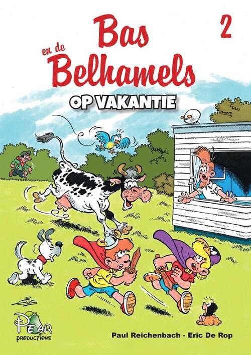 Foto van Bas en de belhamels op vakantie - paul reichenbach - hardcover (9789078718574)