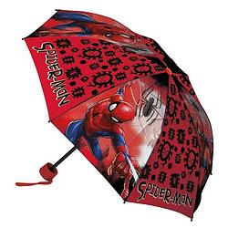 Foto van Marvel kinderparaplu spider-man 52 cm polyester rood/zwart