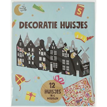 Foto van Decoratie huisjes 12 stuks bij jumbo