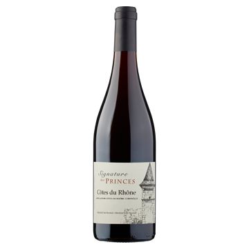 Foto van Signature des princes cotes du rhone grenache noir syrah 750ml bij jumbo