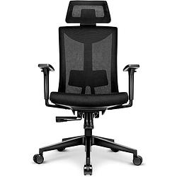 Foto van Tresko ergonomische bureaustoel bs201 draaistoel met verstelbare lendensteun bureaustoel met hoofdsteun armleunin...