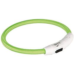 Foto van Trixie flash usb-lichtring m-l: 45 cm / ø 7 mm groen voor honden