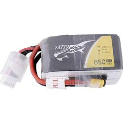 Foto van Tattu lipo accupack 14.8 v 850 mah aantal cellen: 4 75 c softcase xt30