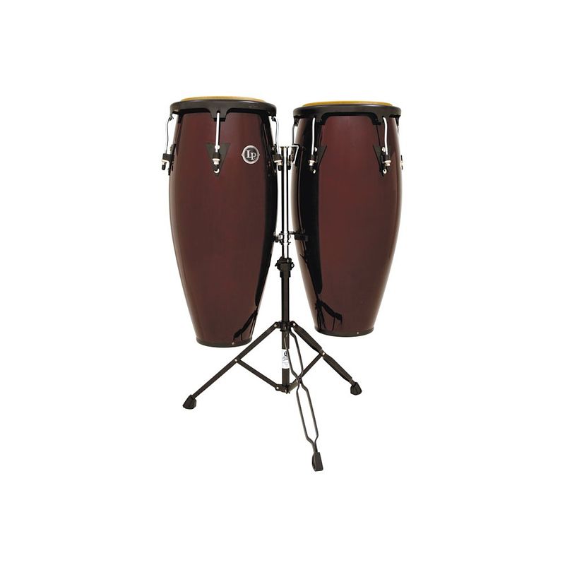 Foto van Latin percussion lp647ny-dw city series congaset dark wood