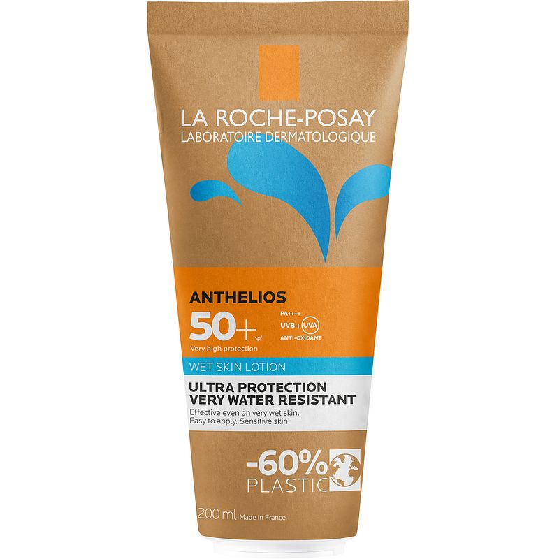 Foto van La roche-posay athelios wet skin lotion spf50+