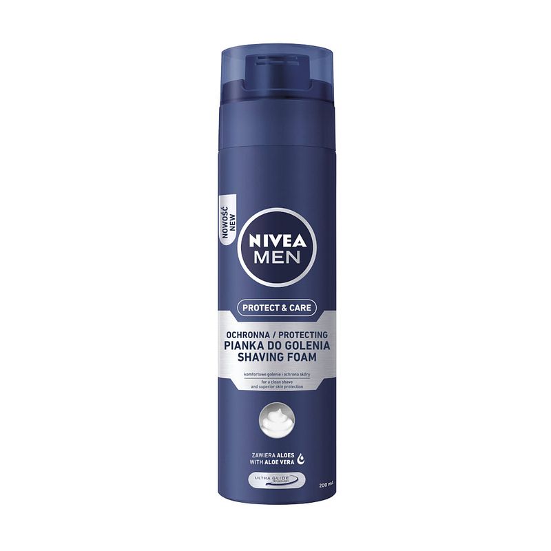 Foto van Men protect & care beschermend scheerschuim 200ml