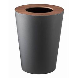 Foto van Yamazaki trash can round - rin - brown