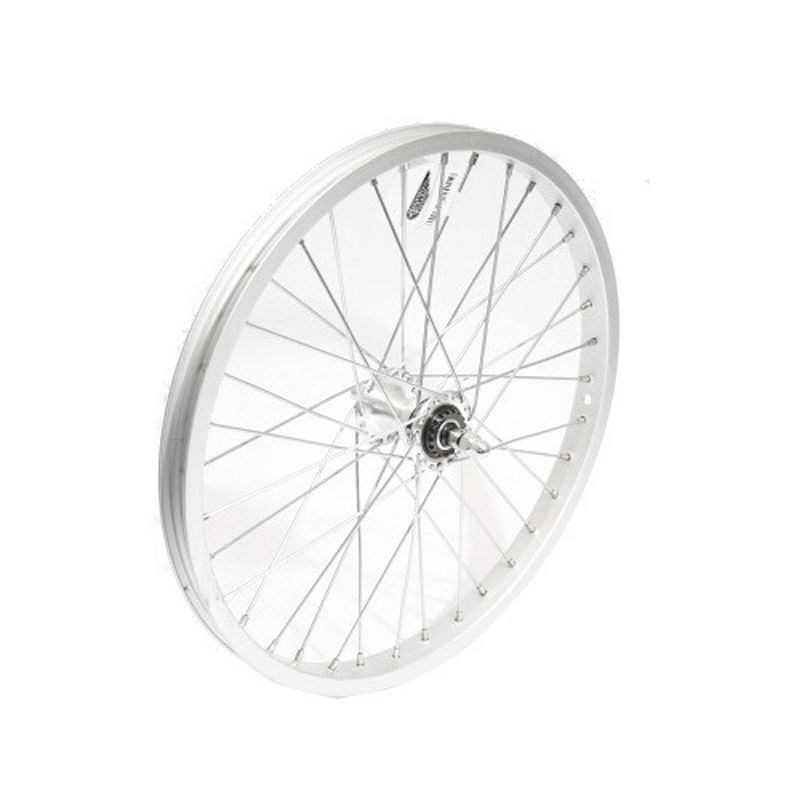 Foto van Vwp voorwiel 20 x 1.75 im40 rollerbrake aluminium 36g zilver