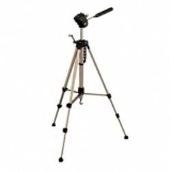 Foto van Walimex wt-3530 tripod 1/4 inch werkhoogte: 56 - 146 cm zilver 3d-panhead, incl. tas