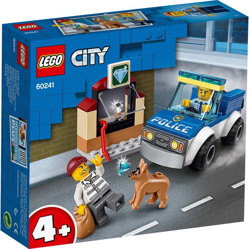 Foto van Lego city politie hondenpatrouille 60241