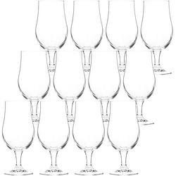 Foto van 12x glazen voor speciaalbier 370 ml - bierglazen