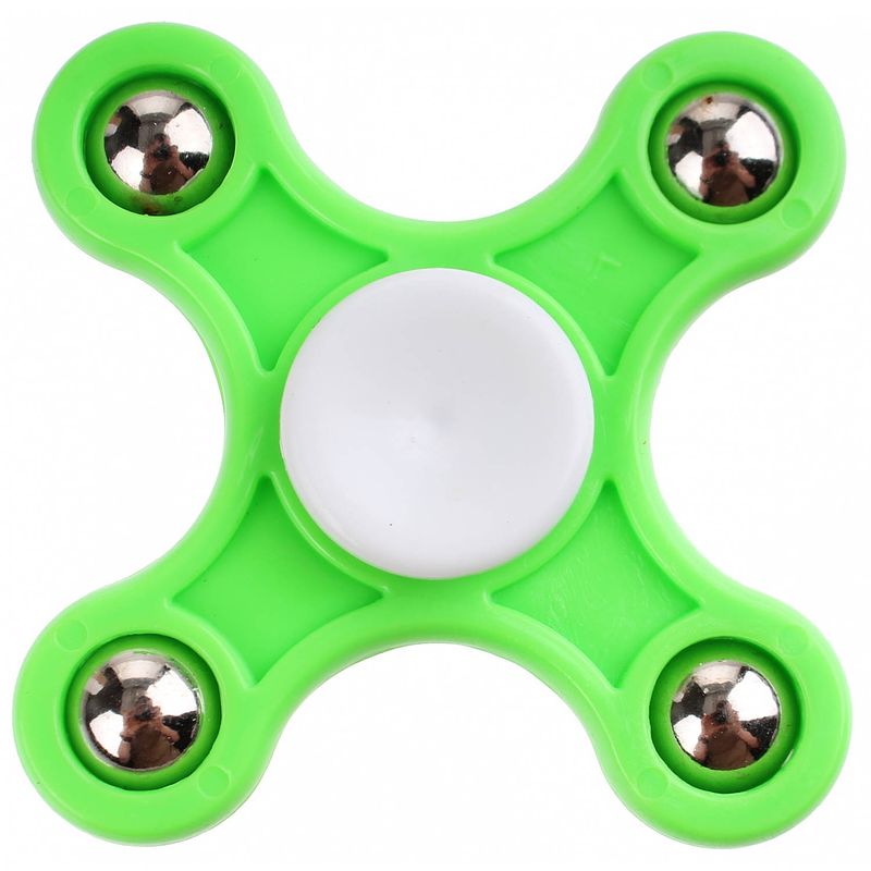 Foto van Tom fidget spinner groen 4 poten