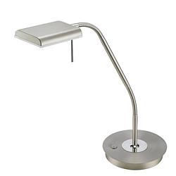 Foto van Moderne tafellamp bergamo - metaal - grijs