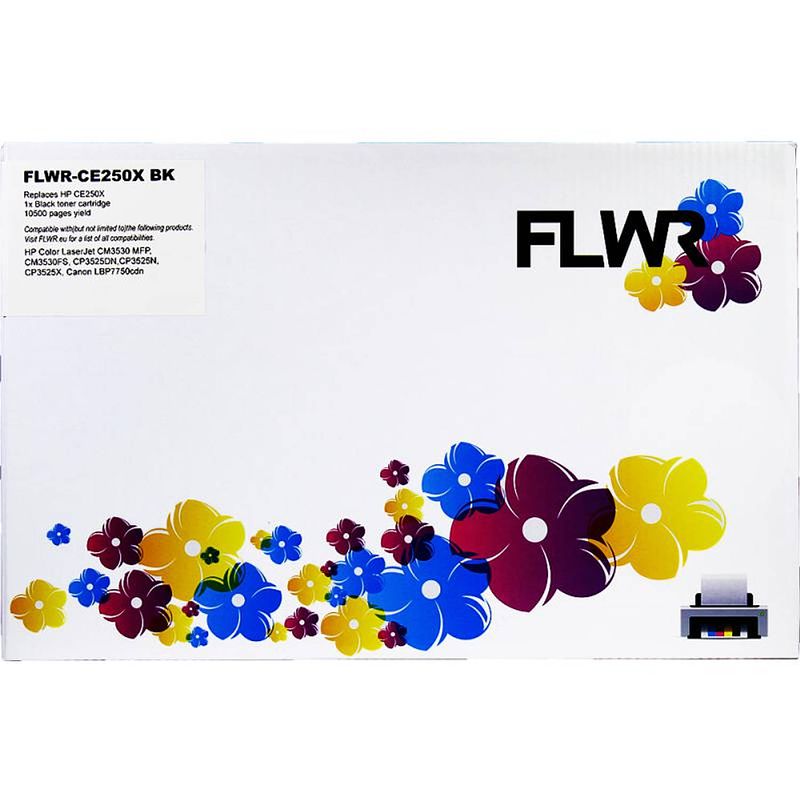 Foto van Flwr hp 504a zwart toner