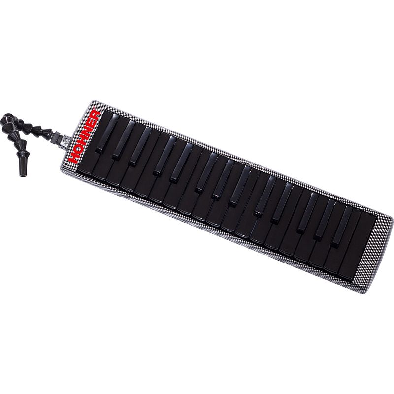 Foto van Hohner airboard carbon 32 rood melodica 32 toetsen met blowflow™ mondstuk