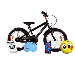 Foto van Volare kinderfiets spider-man - 20 inch - zwart - inclusief fietshelm & accessoires