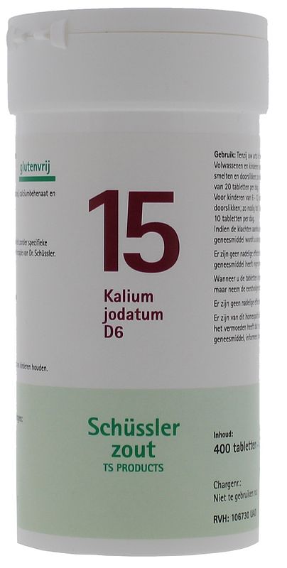 Foto van Pfluger celzout 15 kalium jodatum d6 tabletten