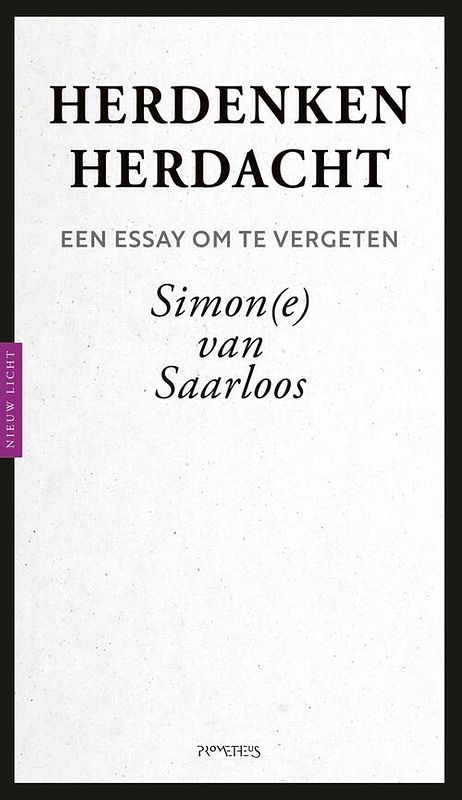 Foto van Herdenken herdacht - simone van saarloos - ebook (9789044639742)