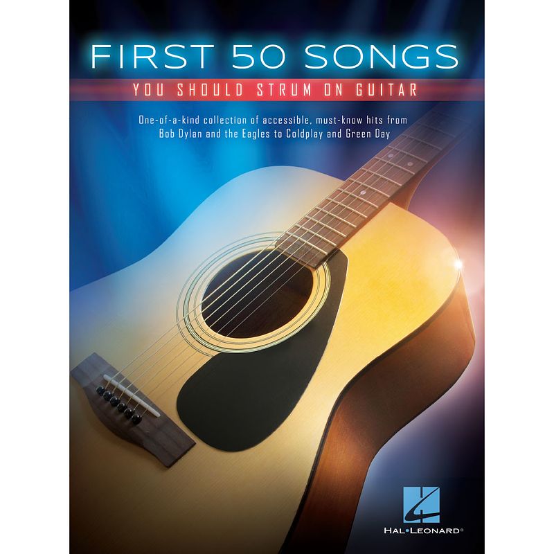 Foto van Hal leonard first 50 songs you should strum on guitar songboek voor gitaar