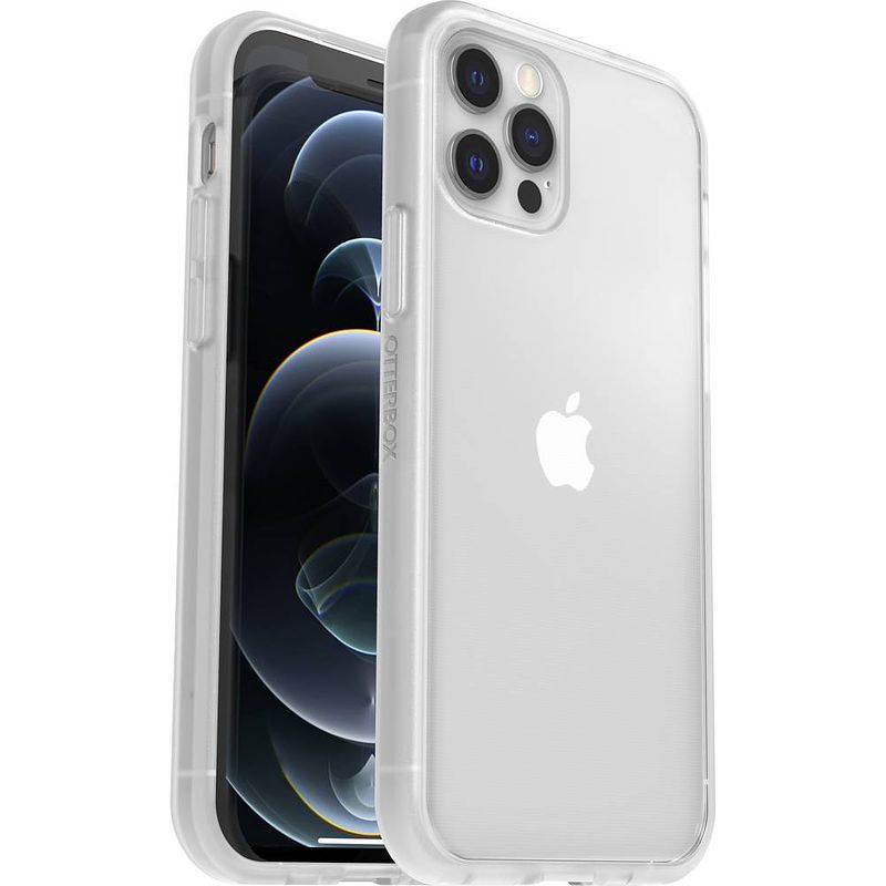 Foto van Otterbox react + trusted glass backcover apple iphone 12, iphone 12 pro transparant