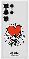 Foto van Samsung galaxy s24 ultra keith haring suit back cover transparant