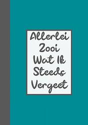 Foto van Wachtwoordenboekje / wachtwoorden boekje - allerlei zooi wat ik steeds vergeet - wachtwoordenboekjes & meer - paperback (9789464650143)