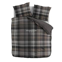 Foto van Dekbedovertrek chestnut plaid - (2200x2502 cm) - meerkleurig katoen-satijn - dessin: ruiten - mcgregor - dekbed-discounter.nl