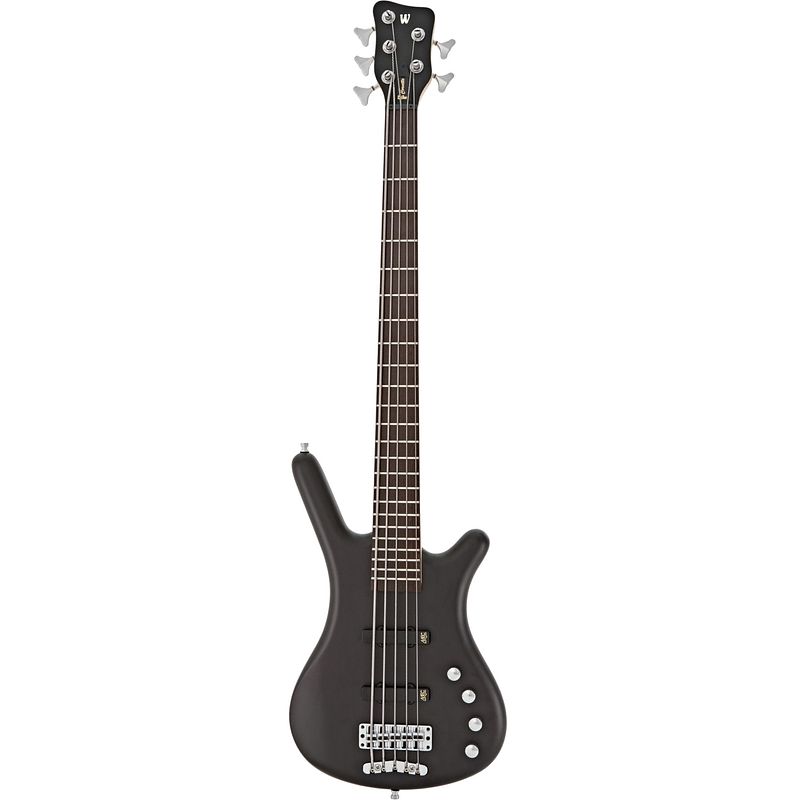 Foto van Warwick rockbass corvette basic 5-string solid black high polish 5-snarige elektrische basgitaar met gigbag