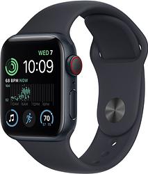 Foto van Apple watch se (2022) 4g 40mm midnight aluminium midnight sportband