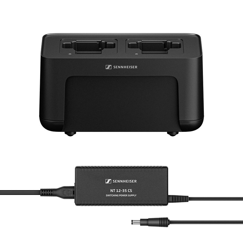 Foto van Sennheiser chg 70n + psu kit lader met adapter voor ew-dx serie