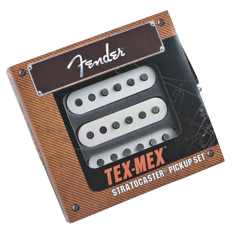 Foto van Fender tex-mex stratocaster pickups, white (set van 3)