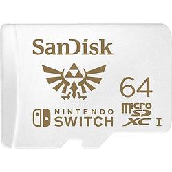 Foto van Sandisk extreme nintendo switch™ microsdxc-kaart 64 gb uhs-i, uhs-class 3 geschikt voor nintendo switch