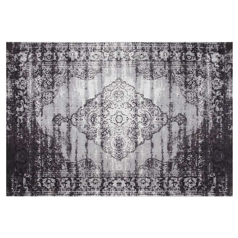 Foto van Brix - vloerkleed brix kelly vintage black - 170x240 - katoen