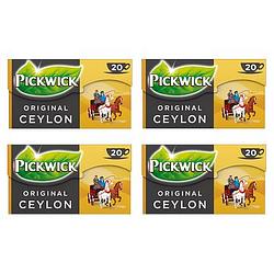 Foto van Pickwick ceylon zwarte thee 4 x 20 stuks bij jumbo